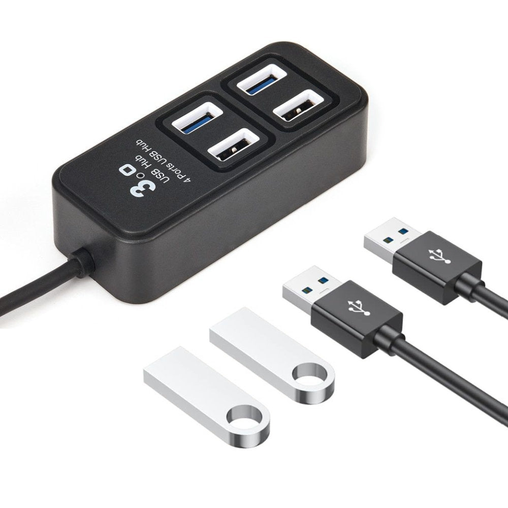 P1901 USB Hub x4 3.0 USB Ports Supports 1TB 5GBps 1.2m Cable