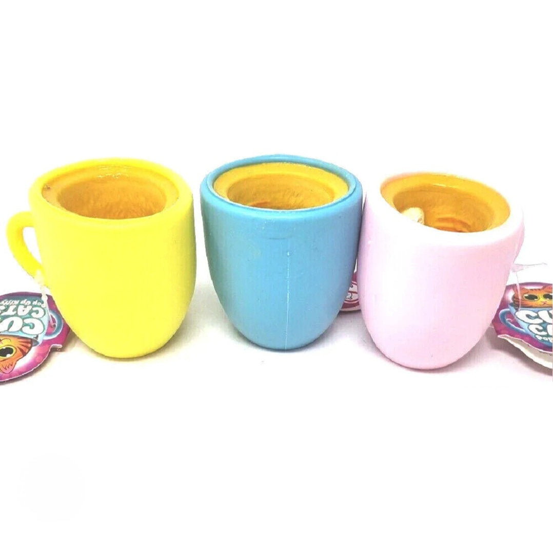 Cup Cats Fidget Toy 3 Colours To Collect