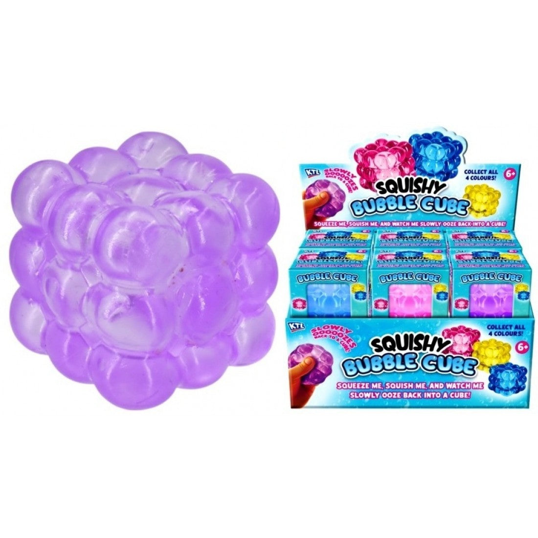 Bubble Cube Squishy in Box Fidget Toy
