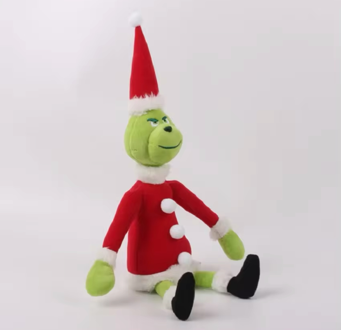 The Grinch Cute 32cm x 12cm Soft Toy & Christmas Decoration