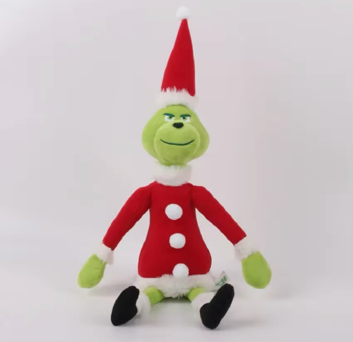 The Grinch Cute 32cm x 12cm Soft Toy & Christmas Decoration