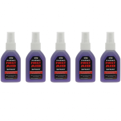 NGT Fish Aid Antibacterial 50ml Fishing Carp Care Spray Pack of 5