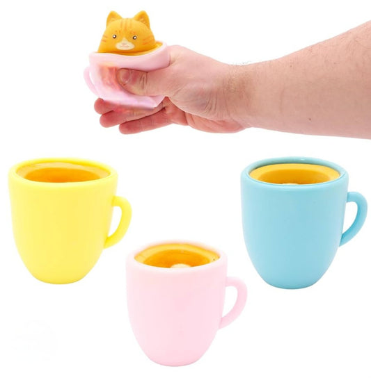 Cup Cats Fidget Toy 3 Colours To Collect