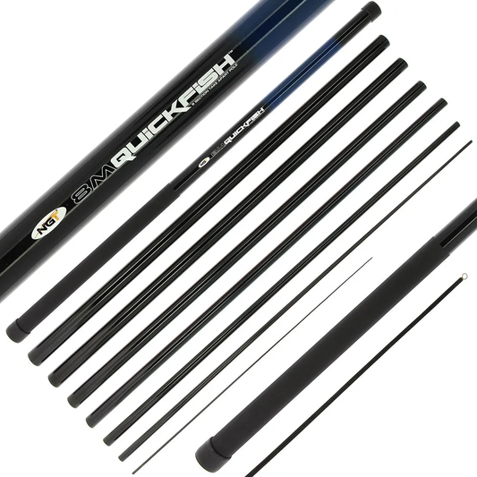 NGT 8m Quick Fish Take Apart Pole