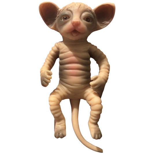 6" Reborn Full Silicone Kitten Sphynx Doll