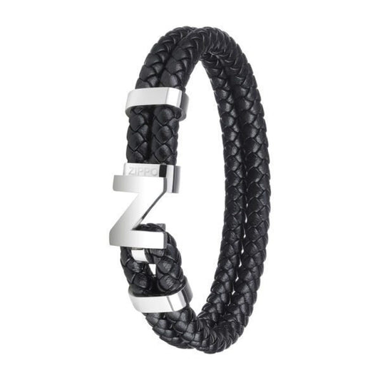 Zippo Leather Double Layer Leather Bracelet