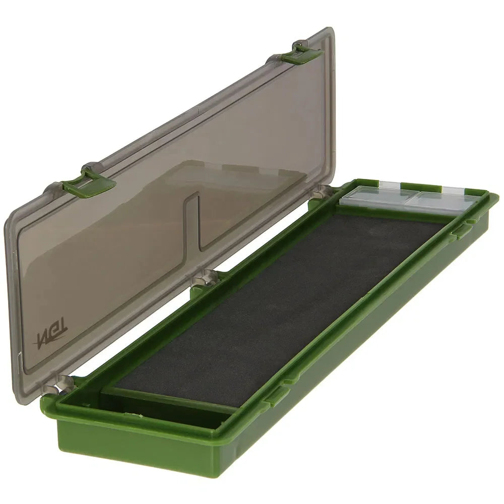 NGT Stiff Rig Wallet 900 34.5cm Fishing Rig Storage Box Hair Rig Case with Pins