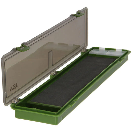 NGT Stiff Rig Wallet 900 34.5cm Fishing Rig Storage Box Hair Rig Case with Pins