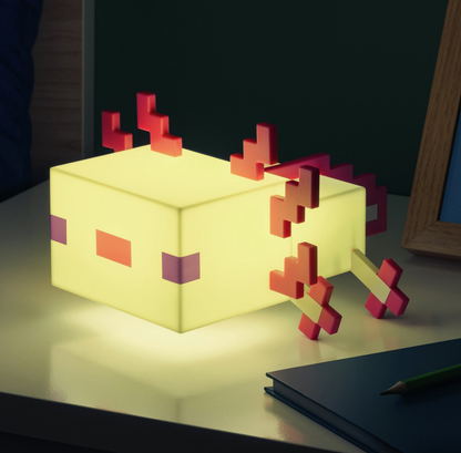 Minecraft Axolotl Rechargeable Lamp With 5 Different Colour Modes