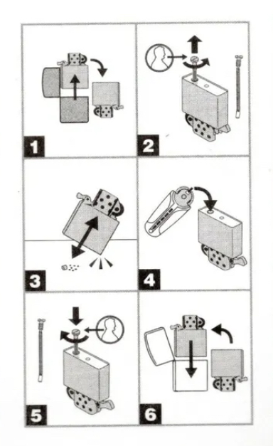 Zippo Flints 6 Pack