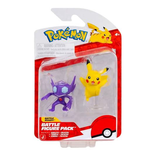 Pokémon Battle Figures Sableye & Pikachu