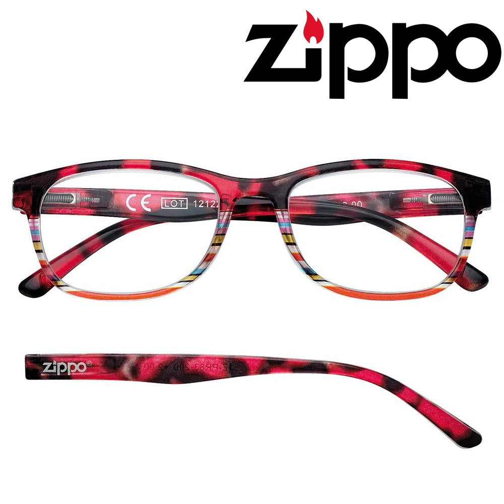 Zippo Reading Glasses Red Camouflage +1.50