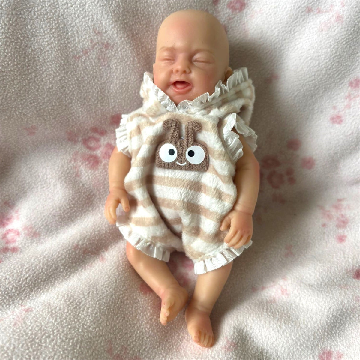 6" Reborn Full Silicone Baby Girl Doll - "Dolly"