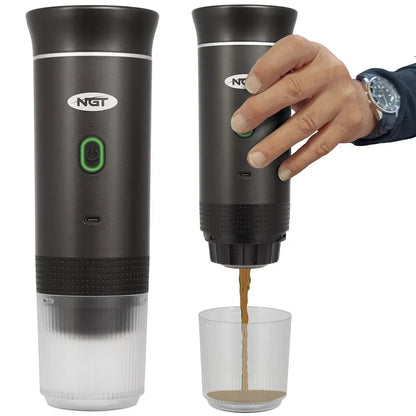 NGT Grey Portable Espresso Coffee Maker