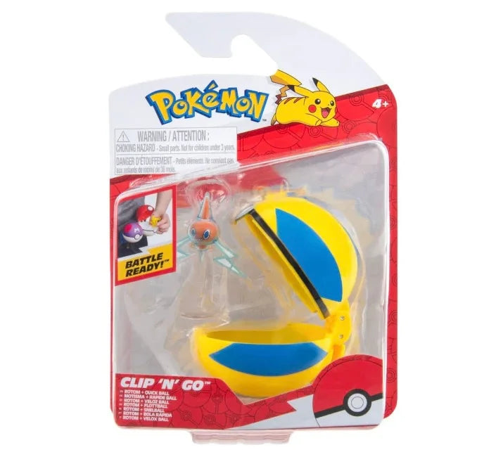 Pokémon Clip N Go Rotom & Quickball