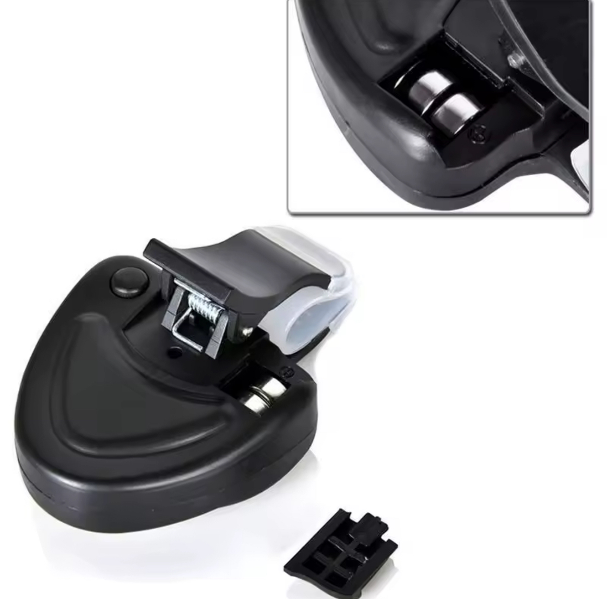 Fishing Bite Alarm With LED Indicator Battery Powered Clip On Rod