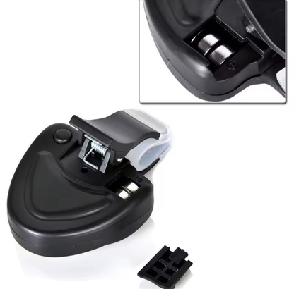 Fishing Bite Alarm With LED Indicator Battery Powered Clip On Rod