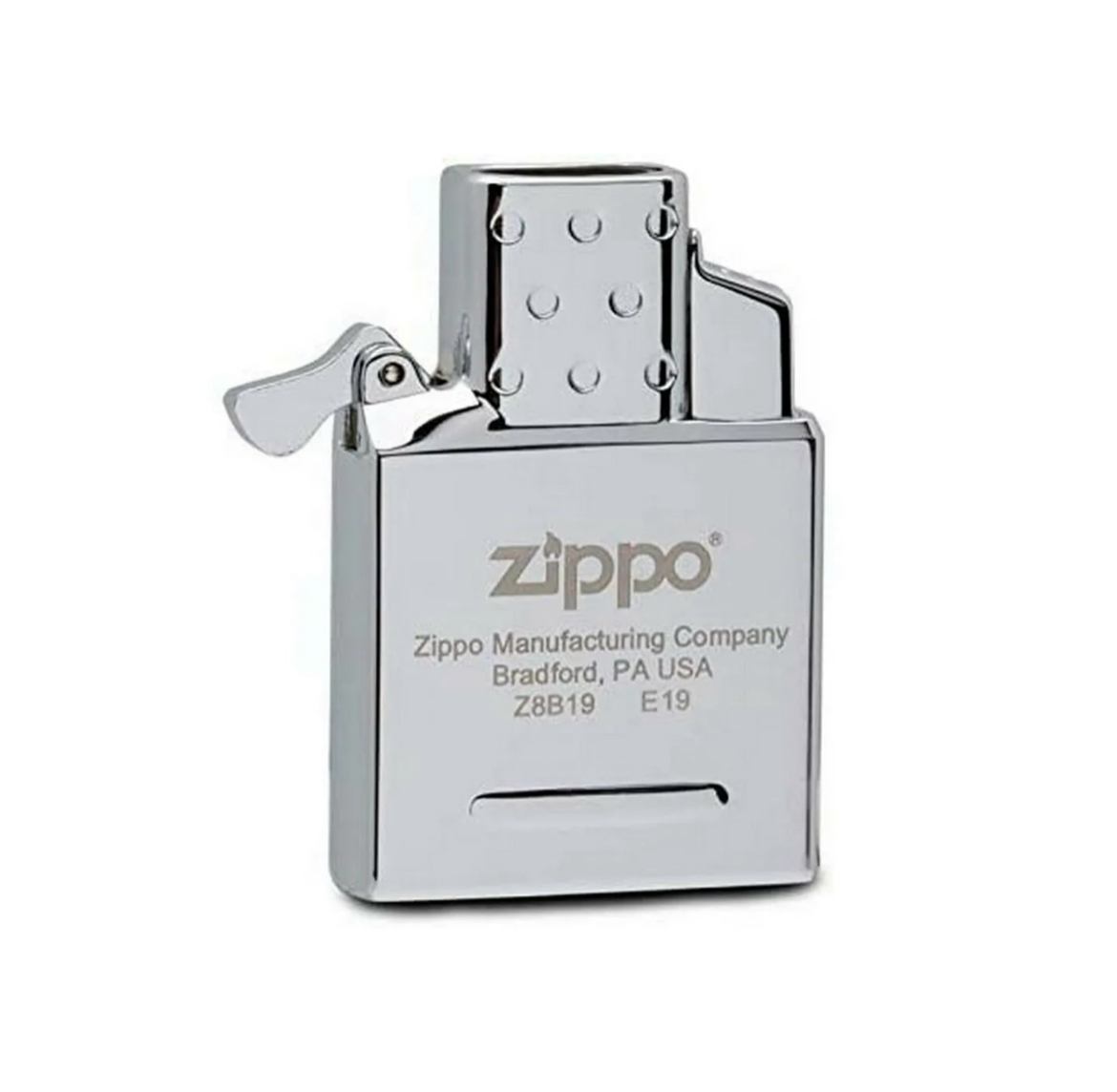 Zippo Regular Chrome Butane Refillable Double Torch Lighter Insert