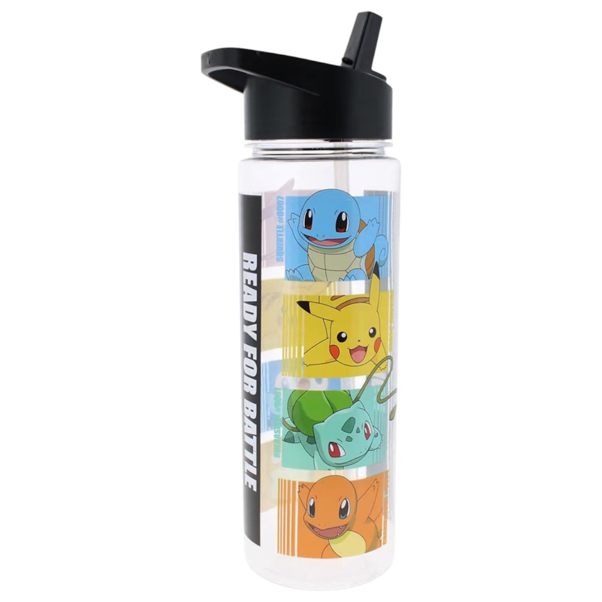 Pokémon 750ml Water Bottle With Flip Straw Lid