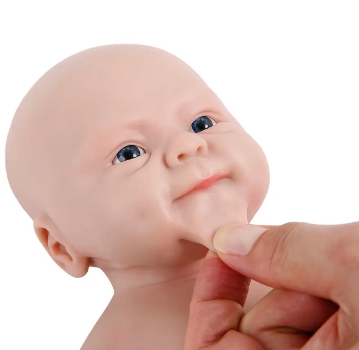 14" Reborn Full Silicone Baby Girl Doll - "Bebe"
