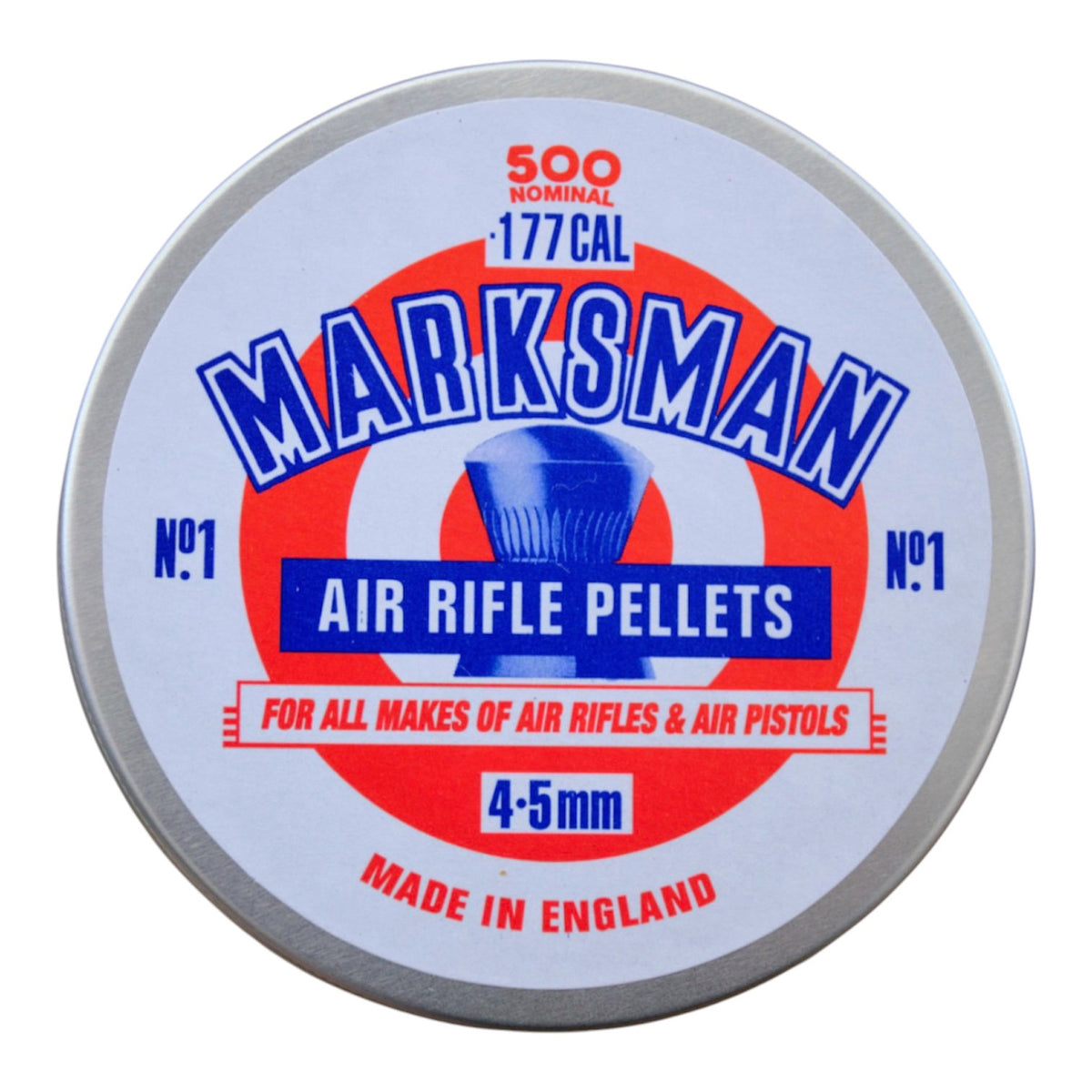Marksman Domed Aiir Rifle Pellets 4 - 5mm 0.177 Calibre