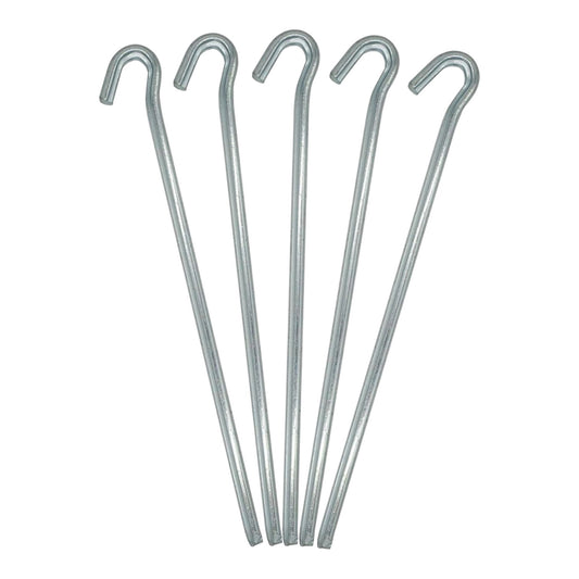 Steel Tent Pegs 9 Inch Pack of 5