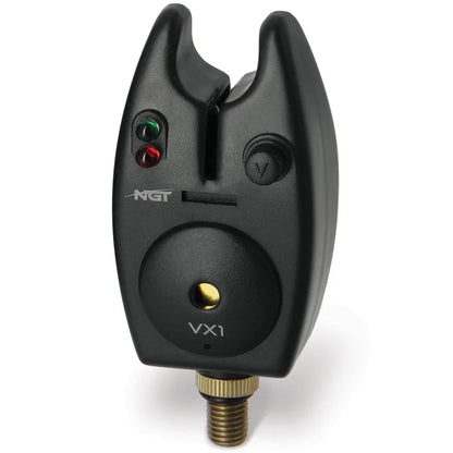 NGT Bite VX-1 Alarm With Volume Control Green One Size x2