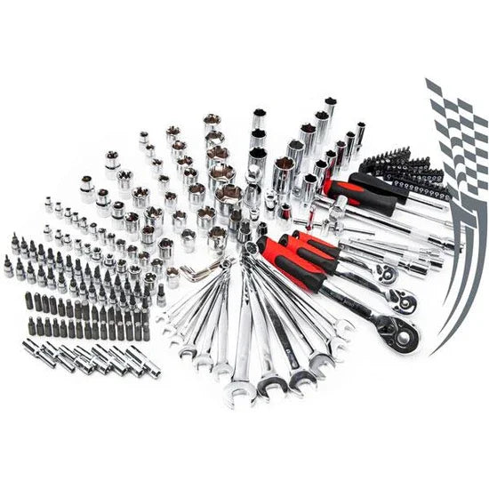 Neilsen 219 Piece Socket Set 1/4" 3/8" 1/2" Drive Ratchet Spanner Kit CT3748
