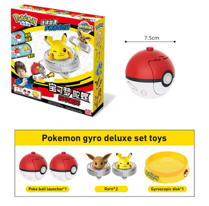 Pokémon Launcher Set Including Yellow Battle Arena Pikachu & Eevee Launchers