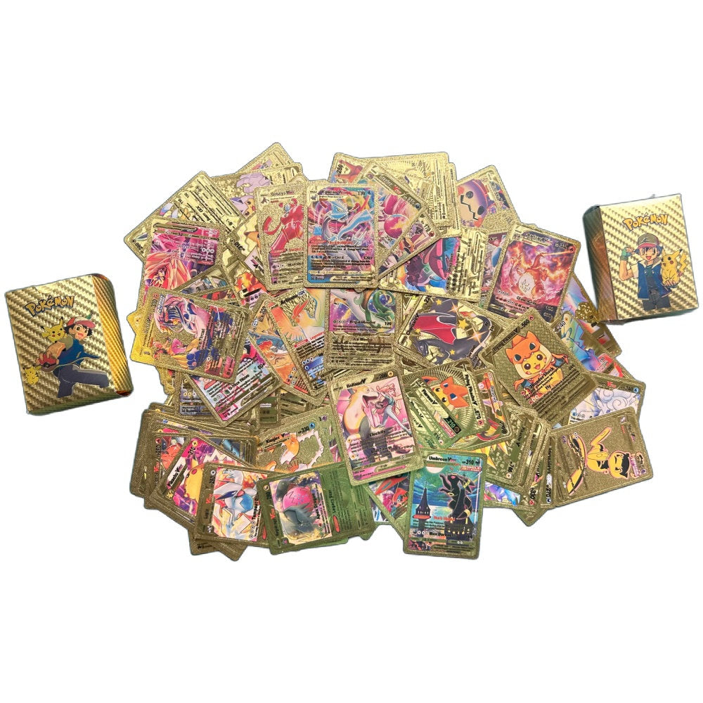 11 Random Gold Pokémon Cards