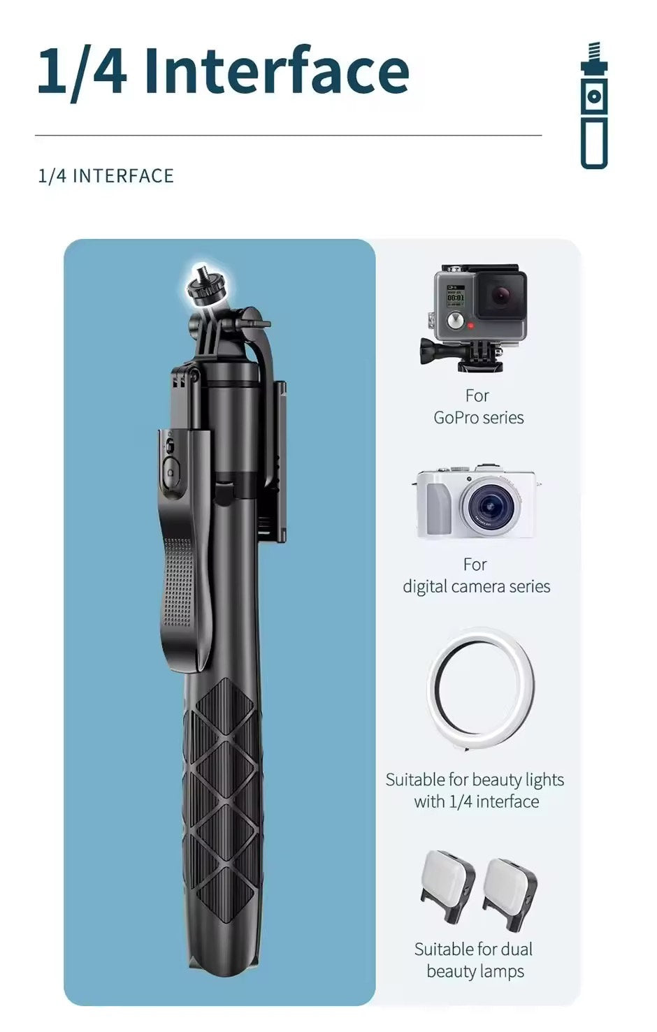 L16 Premium Selfie Stick Tripod