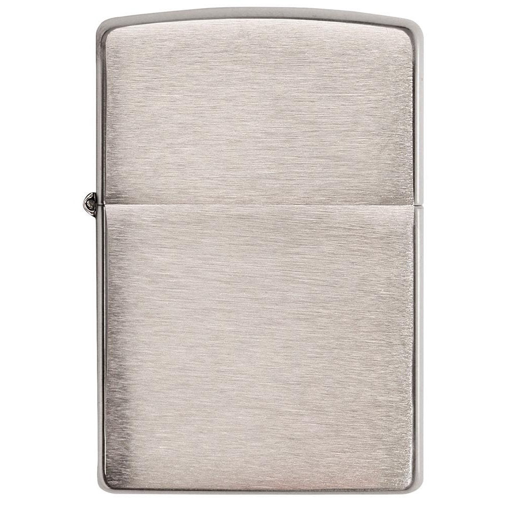 Zippo Regular Brushed Chrome Refillable Windproof Lighter