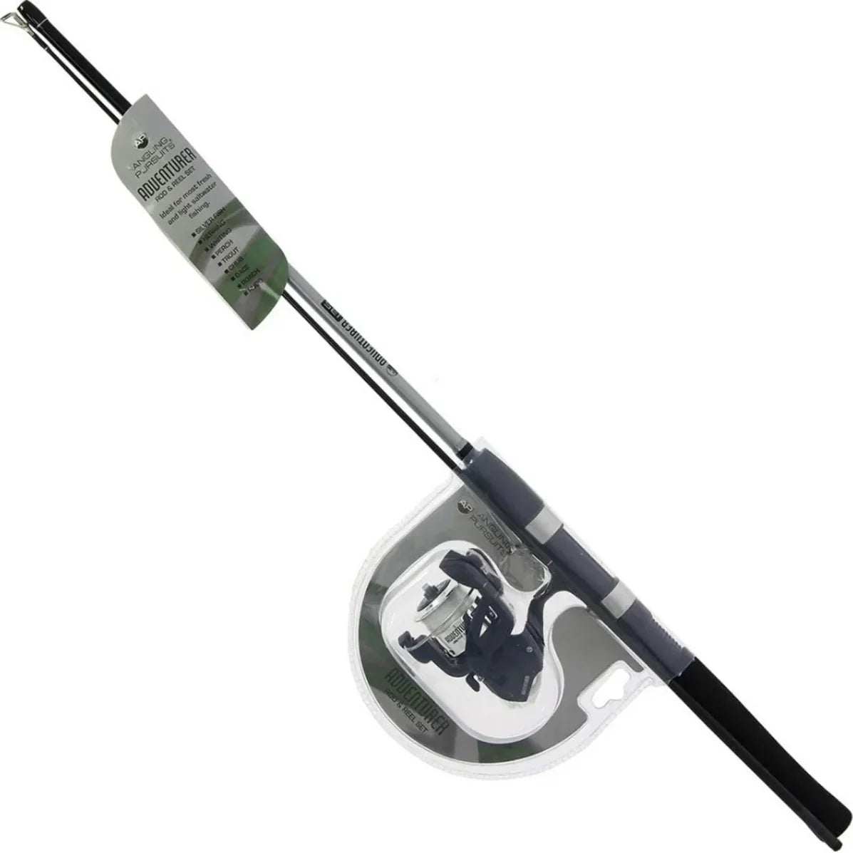 Angling Pursuits Starter Rod Adventurer Combo - 4.5ft, 2pc Rod & Reel (Glass)