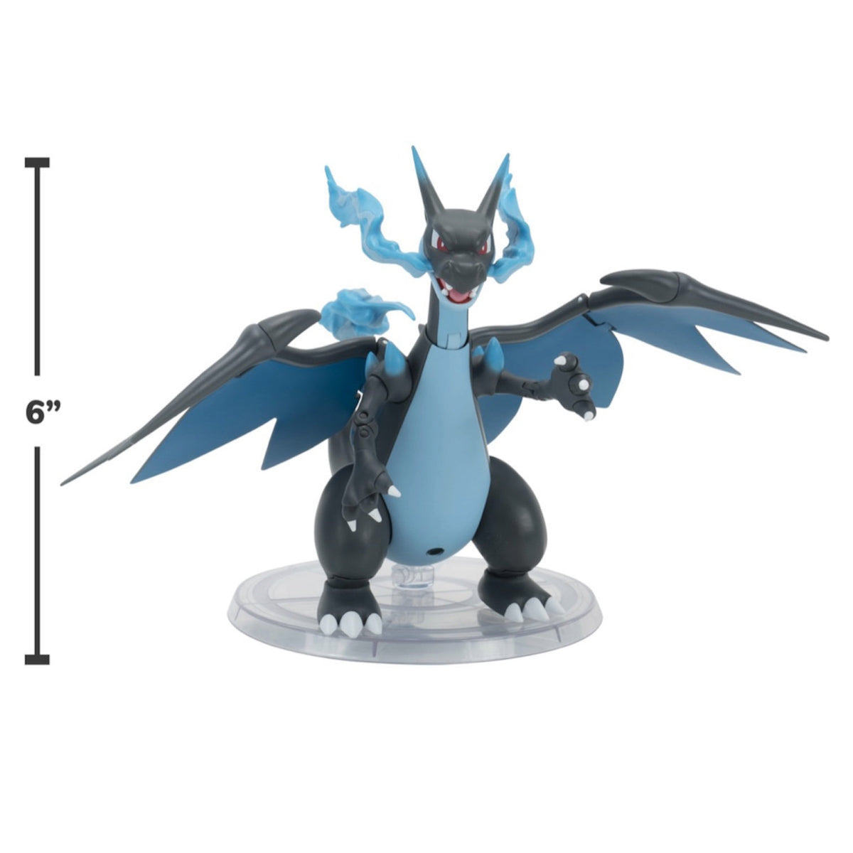 Pokémon Select Mega Charizard X 6" Super Articulated Figure