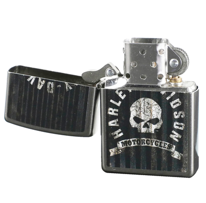 Zippo Regular Harley Davidson Skull Refillable Windproof Lighter