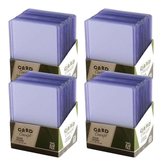Card Concept Toploaders Regular 3" x 4" Card Holders x100 Pack