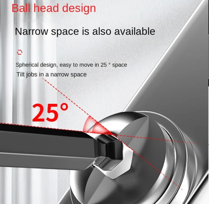 Neilsen 9 Piece Extra Long Metric Ball Point Hex Allen Key Set 1.5 - 10mm CT0615