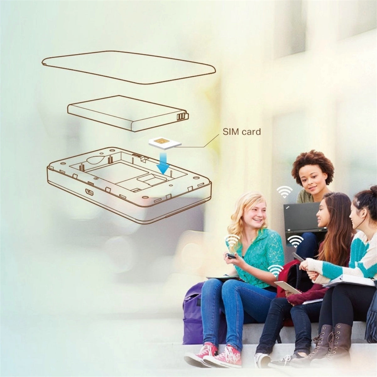 TP-Link M7350 Mobile WiFi Router Unlocked Travel Internet