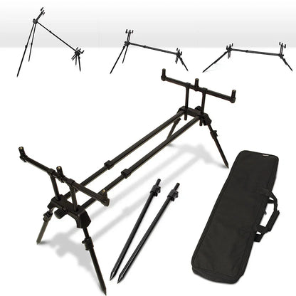 NGT Dual Line PLUS Pod 3 Rod 'Twin Bar' Pod with extra Sky legs and Case