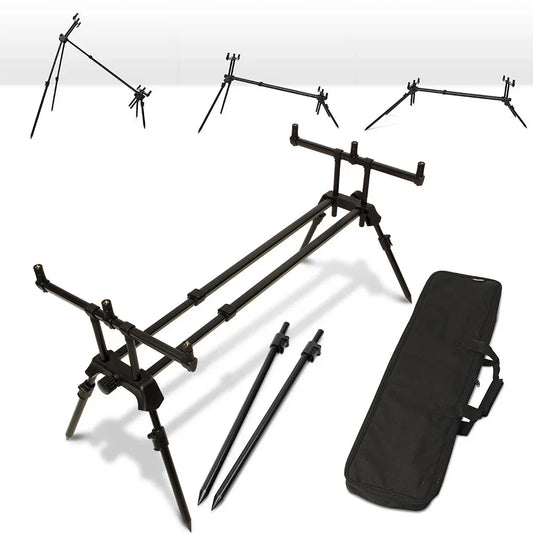 NGT Dual Line PLUS Pod 3 Rod 'Twin Bar' Pod with extra Sky legs and Case