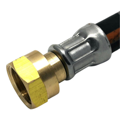 Propane Pigtail Hose 0.45m With Hand Wheel Non Return POL x W20 Fitting