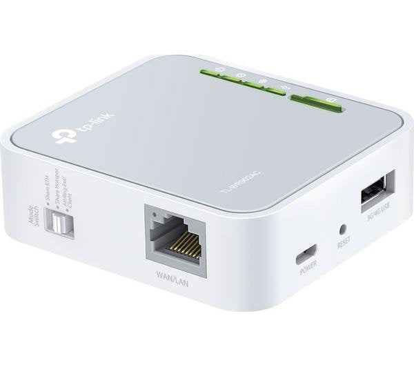 TP-Link TL-WR902AC WiFi Cable & Fibre Router - AC 750, Dual-band