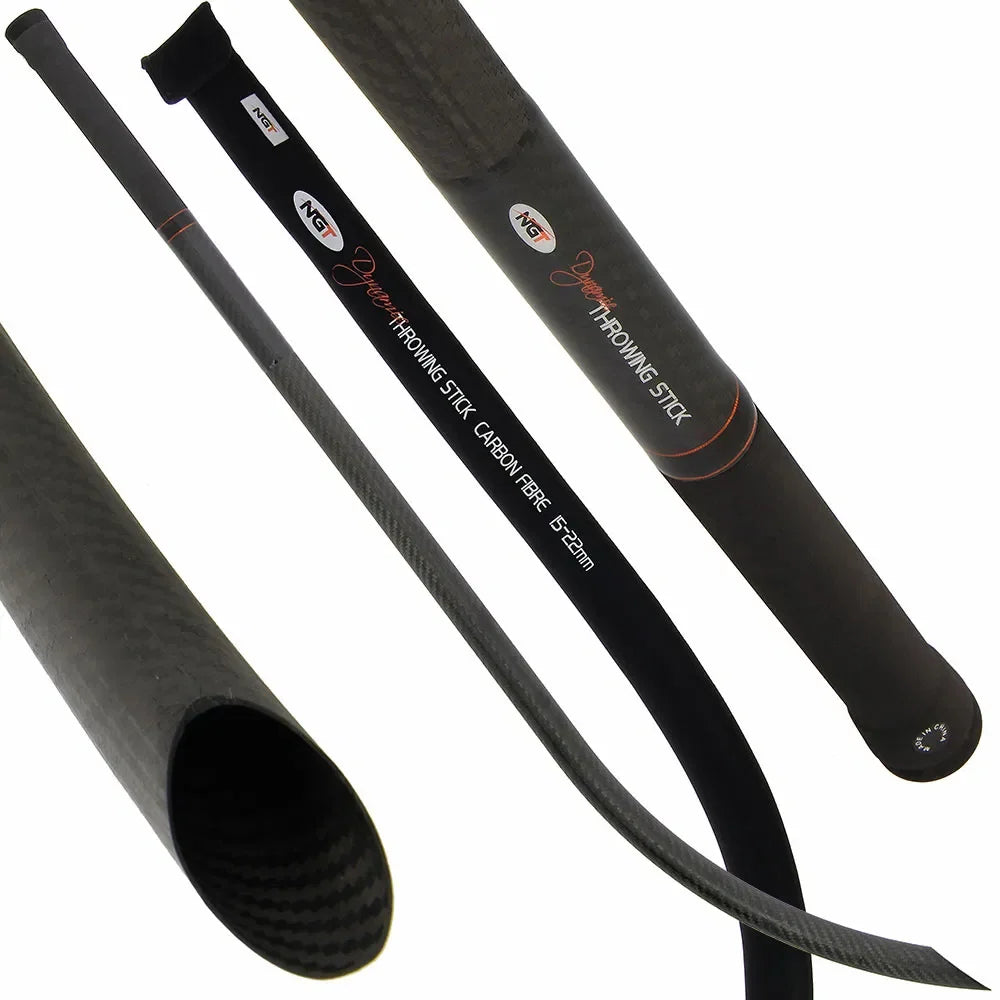 NGT 3K Carbon Ultra Light Throwing Stick with Neoprene Case