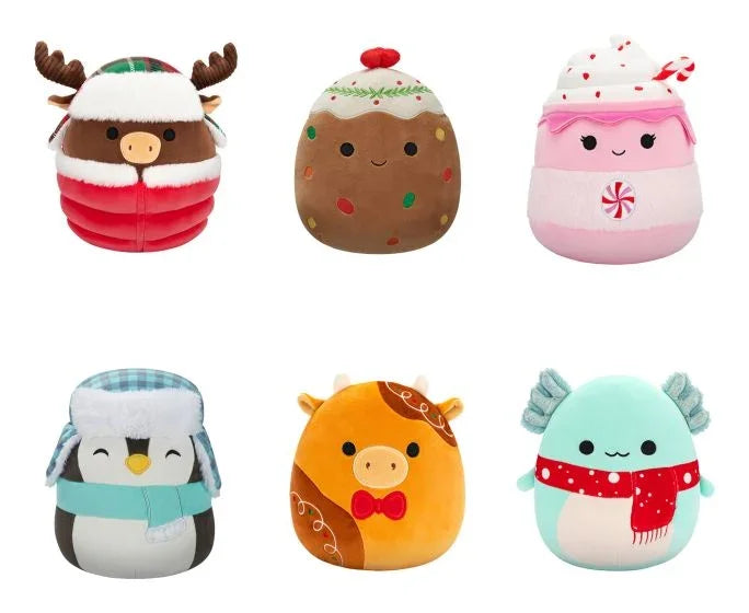 Squishmallows 7.5" Holiday Themed Soft Toy