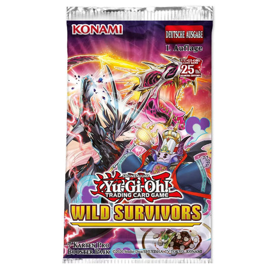 Yu-Gi-Oh! Wild Survivors Booster Pack 7 Cards TCG Sealed Foil Rare Collection