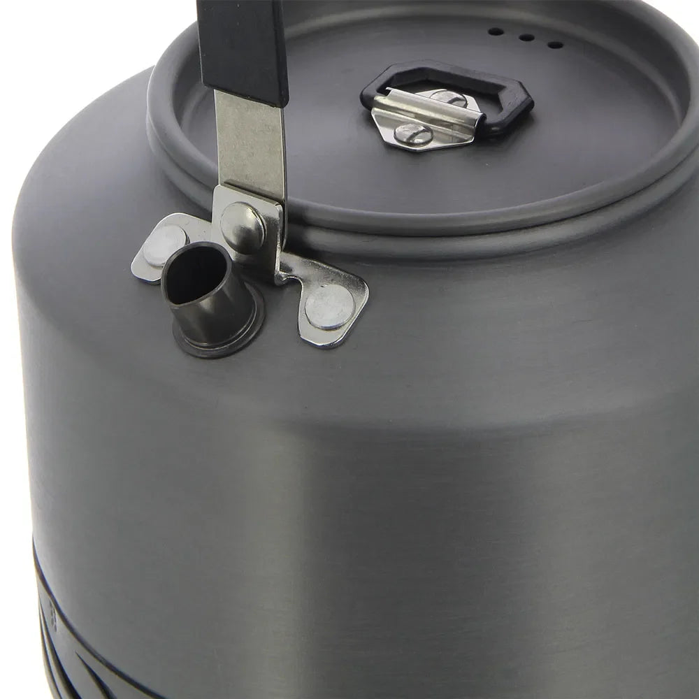 NGT Aluminium Outdoor Fast Burn Kettle 1.1 litre Gun Metal