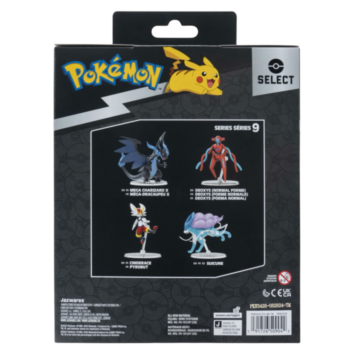Pokémon Select Mega Charizard X 6" Super Articulated Figure