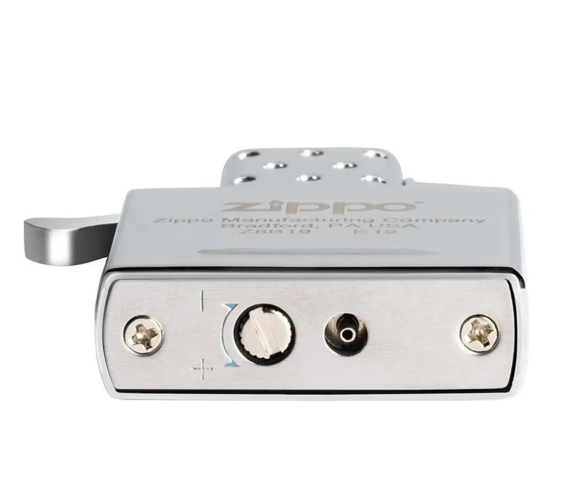 Zippo Regular Chrome Butane Refillable Double Torch Lighter Insert