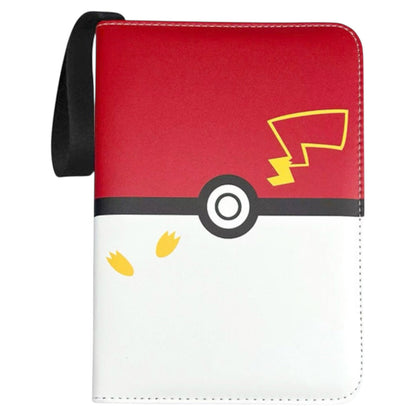 Pokémon Pikachu Pokeball 4 Pocket Ring Binder For TCG Storage
