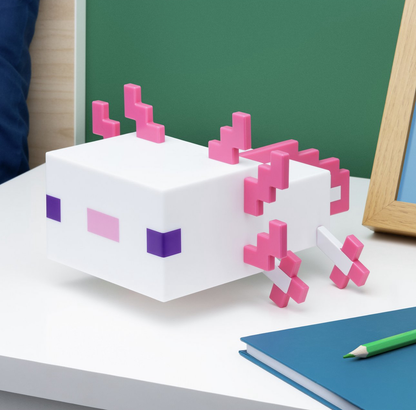Minecraft Axolotl Rechargeable Lamp With 5 Different Colour Modes
